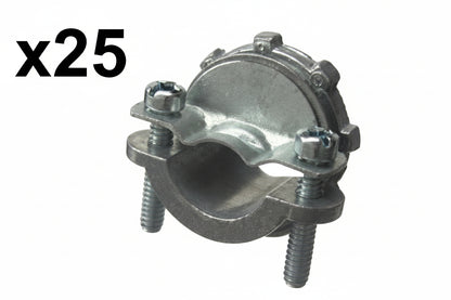 25 x Halex 1 in. Non-Metallic Clamp Connector