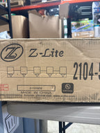 Z-Lite Quube 38 Inch 5 Light Bath Vanity Light Quube - 2104-5V - Transitional