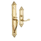 Baldwin 6950.LFD Kensington Left Hand Dummy Handleset Trim Set Lifetime Polished Brass - *Tools Hardware & Misc