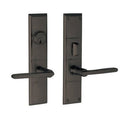 Baldwin 6973.ENTR Houston Single Cylinder Mortise Handleset Trim Set, Oil Rubbed Bronze