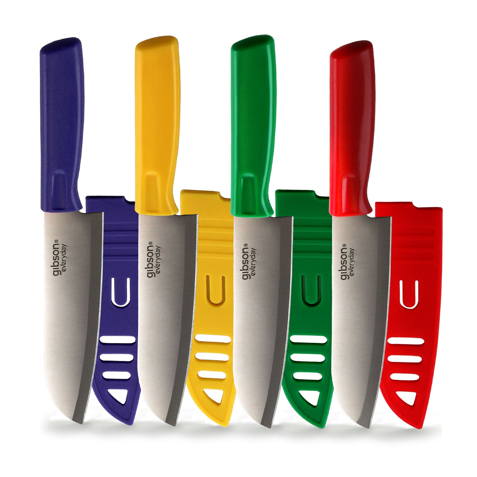 Single Grantville 6 Inch Santoku Knife with Sheath in Assorted Colors