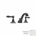 Rohl A1408LMPN-2 Rohl C Spout Widespread Bath Faucet A1408LMPN-2 Polished Nickel