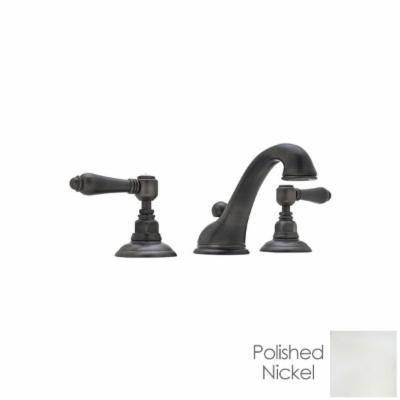 Rohl A1408LMPN-2 Rohl C Spout Widespread Bath Faucet A1408LMPN-2 Polished Nickel