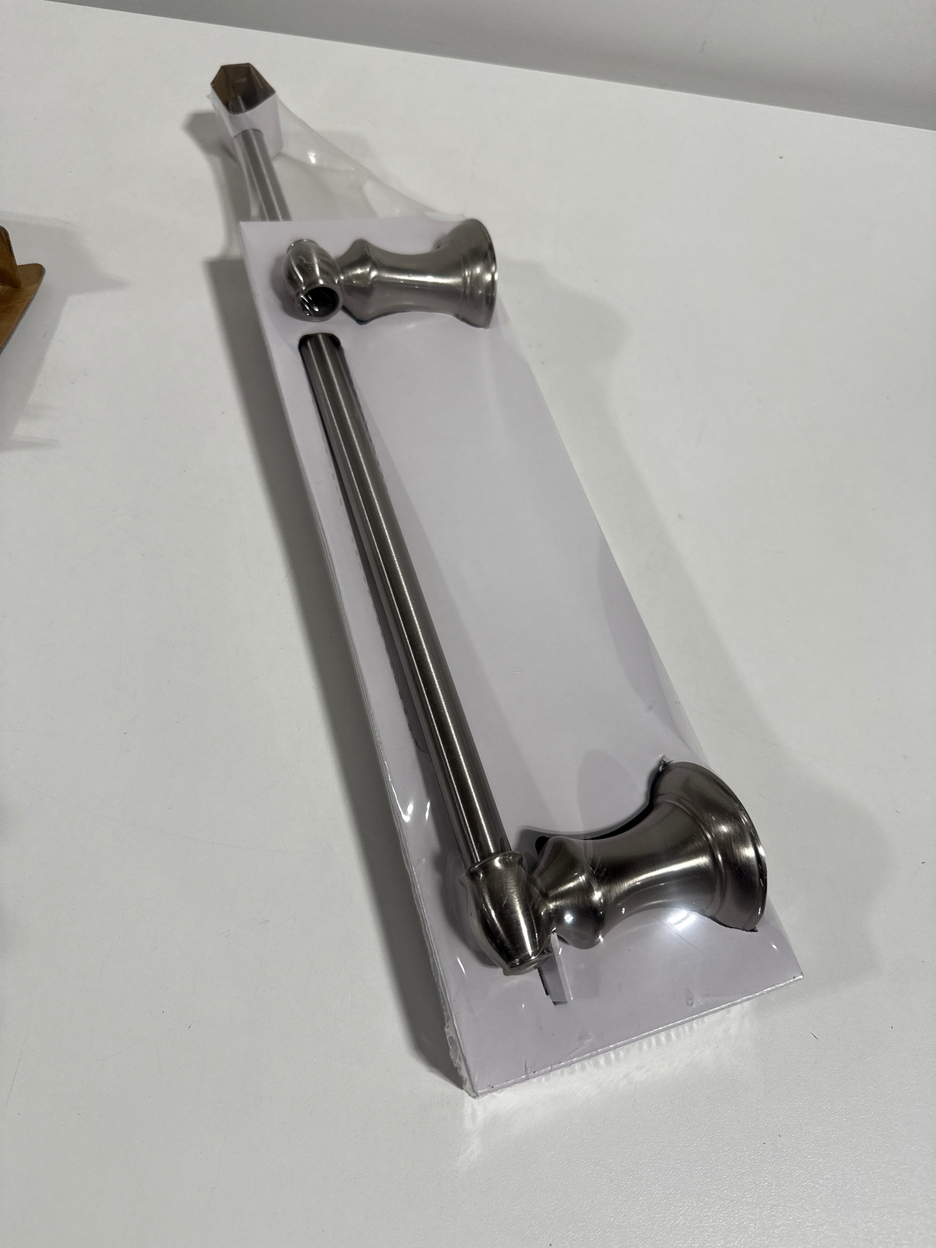Beasley 18 in. Wall Mounted Towel Bar in Brushed Nickel - *Plumbing