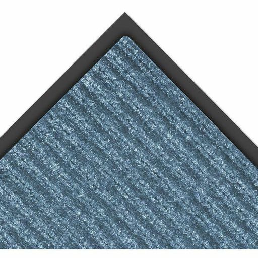 Notrax 109 Brush Step Carpeted Indoor/Outdoor Entrance Mat for Home or Office, 3' X 5', Absorbent Slip Resistant Heavy Duty Entry Mat, Slate Blue, 109S0035BU