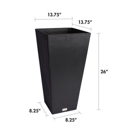 26" Taper Planter by Veradek, 1-pack