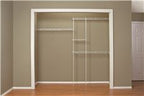 ClosetMaid 162800 Fixed Mount 5 to 8 Foot Wide Steel Wire Vinyl Coated Closet System Kit