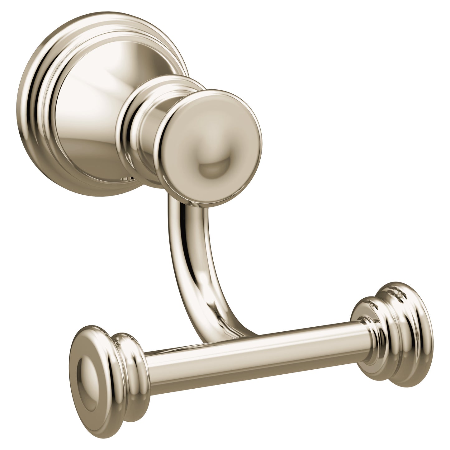 Moen YB6403NL Belfield Double Robe Hook in Polished Nickel