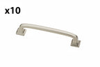10 x Franklin Brass Lombard 4 in. (102 Mm) Classic Satin Nickel Cabinet Drawer Pull