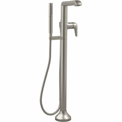 Scratch Kohler K-T22025-4 Tempered Floor Mounted Tub Filler with Built-in Diverter - Includes Hand Shower Vibrant Brushed Nickel