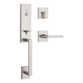 Scuff Kwikset Vancouver Satin Nickel Entry Door Knob 1-3/4 in