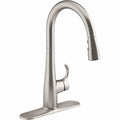 KOHLER Simplice Response Touchless Pull Down Kitchen Faucet in Stainless Steel, K-22036-VS
