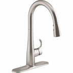 KOHLER Simplice Response Touchless Pull Down Kitchen Faucet in Stainless Steel, K-22036-VS