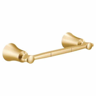 Scratch Flara 9 in. Wall Mounted Single Towel Bar in Brushed Gold
