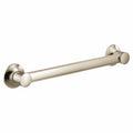 Moen YG0312 Flara 12" Grab Bar Polished Nickel Bathroom Hardware and Accessories Bathroom Safety Equipment Grab Bars