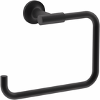 KOHLER 14441-BL Purist Towel Ring, for Bathroom, Wall-Mount Ring, Bathroom Towel Holder, Matte Black