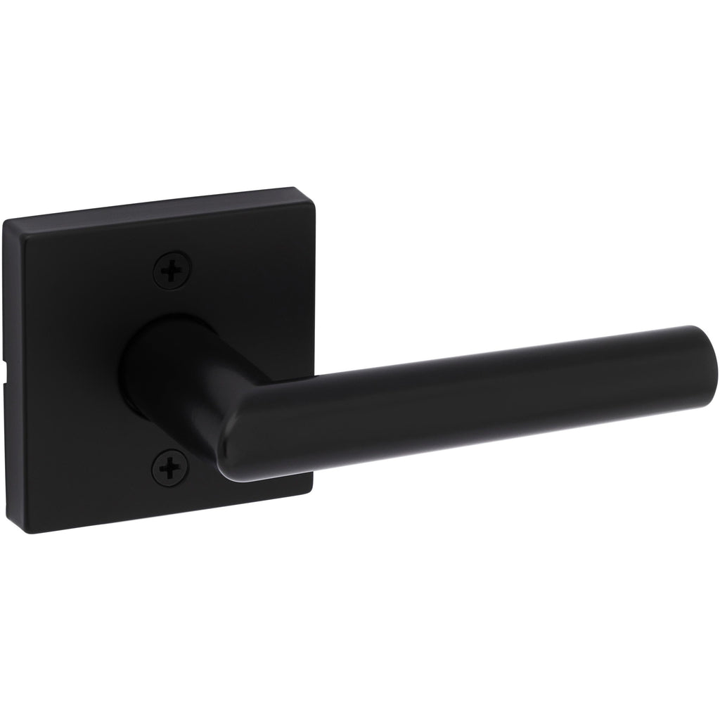 Milan Matte Black Square Half Dummy Reversible Door Lever - *Tools Hardware & Misc