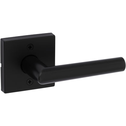 Milan Matte Black Square Half Dummy Reversible Door Lever