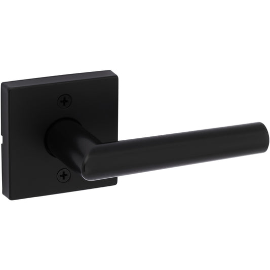 Milan Matte Black Square Half Dummy Reversible Door Lever