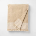 50’’x60’’ Tonal Woven Boucle Throw Blanket Cream - Threshold™ Designed with Studio McGee - *Bedding