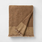 50’’x60’’ Tonal Woven Boucle Throw Blanket Tan - Threshold Designed with Studio McGee - *Bedding