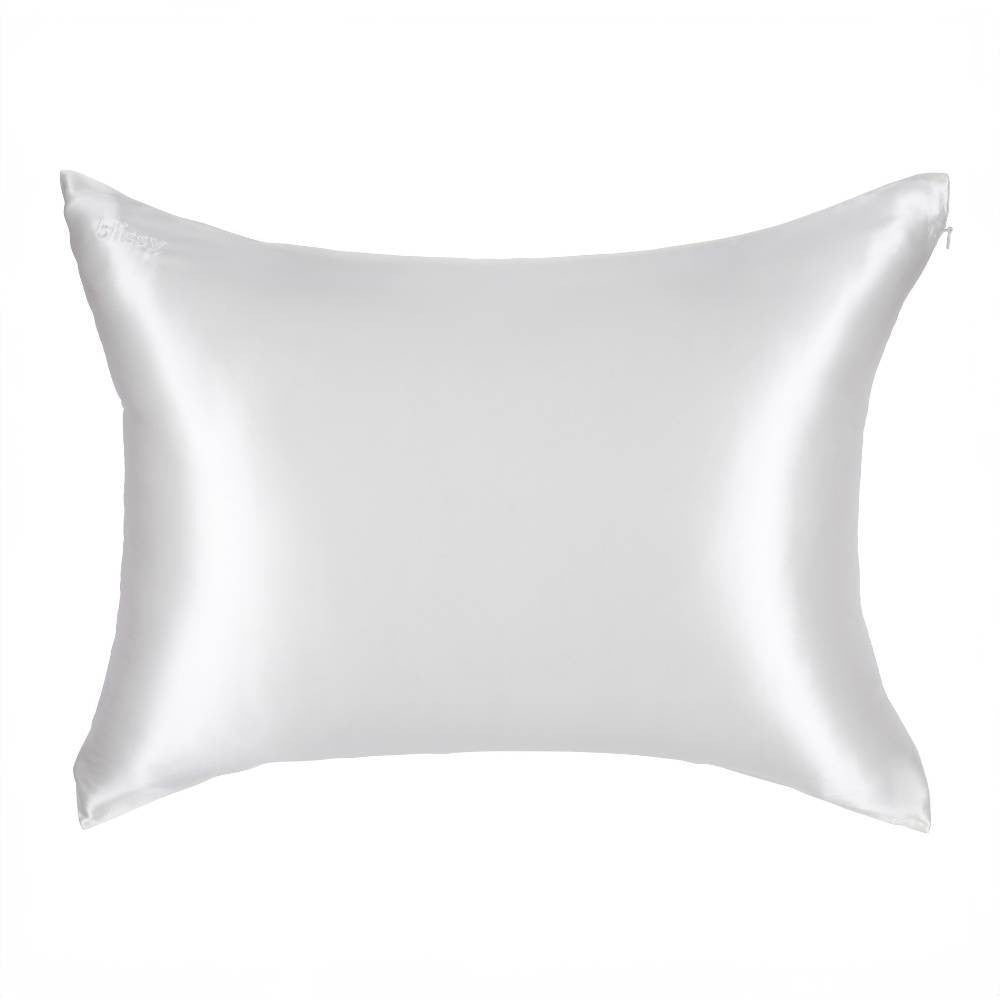 Blissy King 600 Thread Count Silk Pillowcase Ivory White - *Bedding