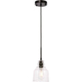 Living District LD6195BK Pierce 1 Light 6 Inch Black Pendant Ceiling Light - *Lighting & Electrical