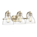 Millennium Lighting 6203 Knightsdale 3 Light 25" Wide Vanity Light Modern Gold Indoor Lighting Bathroom Fixtures Vanity Light