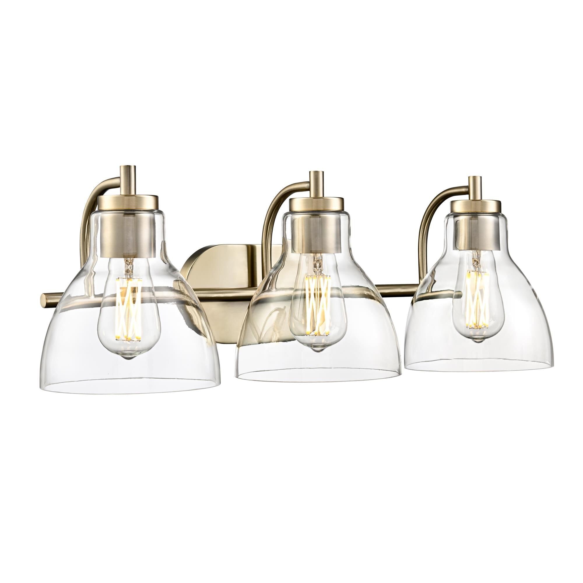 Millennium Lighting 6203 Knightsdale 3 Light 25" Wide Vanity Light Modern Gold Indoor Lighting Bathroom Fixtures Vanity Light