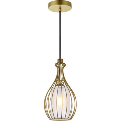 Home Decorative Midcentury Modern Miya 1 Light Pendant - Iron and Acrylic