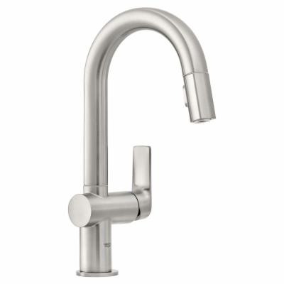 Defect Grohe 30 377 Defined 1.75 GPM Single Hole Pull Down Kitchen Faucet