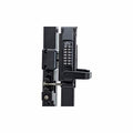 Lockey USA Sumo GL2 DC Jet Black Marine Grade Mechanical Double Combination Surface Mount Lever Gate Lock (GL2JBMGDC)