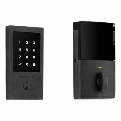 Baldwin 8225.ZW Touchscreen Minneapolis Z-Wave Deadbolt - Distressed Oil Rubbed Bronze