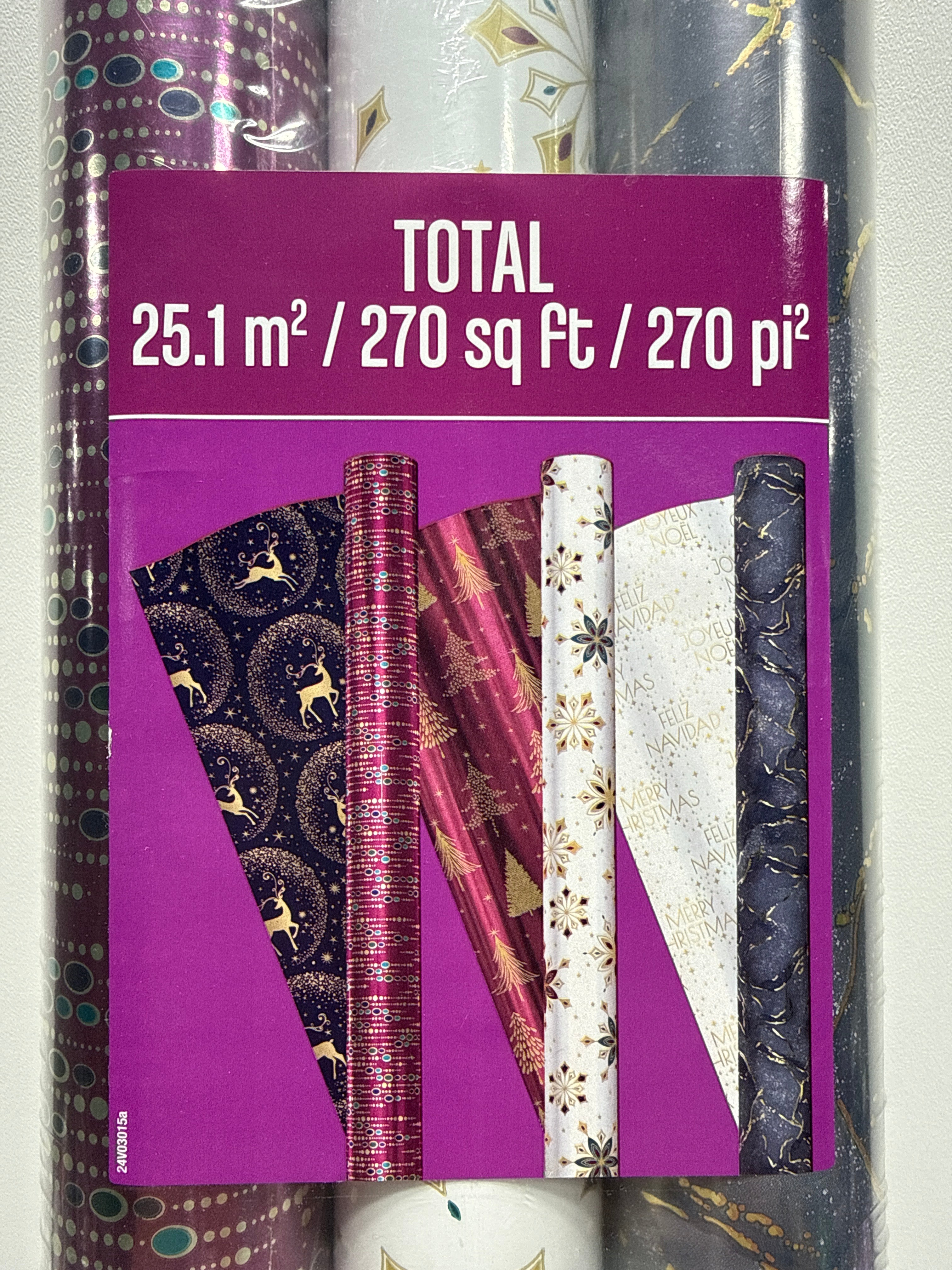 Kirkland Signature Double Sided Wrapping Paper 3-pack - *Christmas & Seasonal