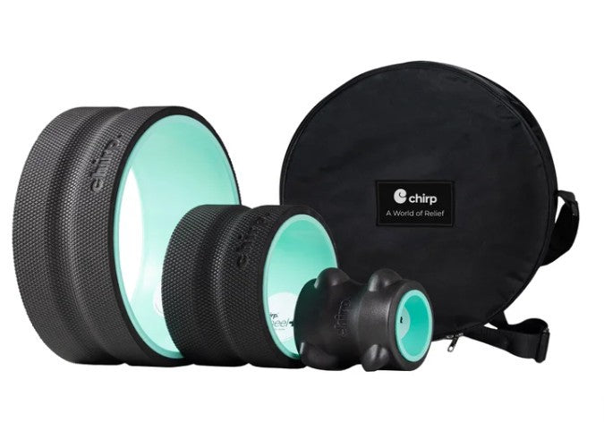 CHIRP Sports Wheel+ 3-Wheel Pack Back Pain Relief, Muscle Therapy