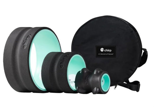 CHIRP Sports Wheel+ 3-Wheel Pack Back Pain Relief, Muscle Therapy