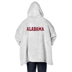 Northwest NCAA Alabama Crimson Tide Hoodler Oversized Sherpa Pullover Hoodie with Embroidered Logo