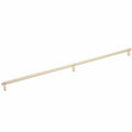 Emtek Select Cabinet Pull 24" C-C, Rectangular Stem, Smooth Bar