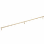 Emtek Select Cabinet Pull 24" C-C, Rectangular Stem, Smooth Bar