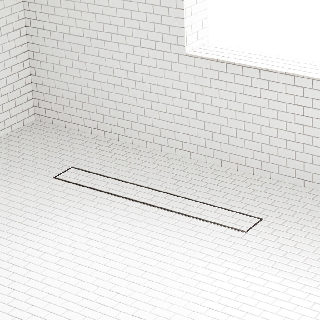 Signature Hardware 955251-l-28 28" Tile-in Linear Shower Drain Stainless Steel Showers Shower Drains Linear Drains