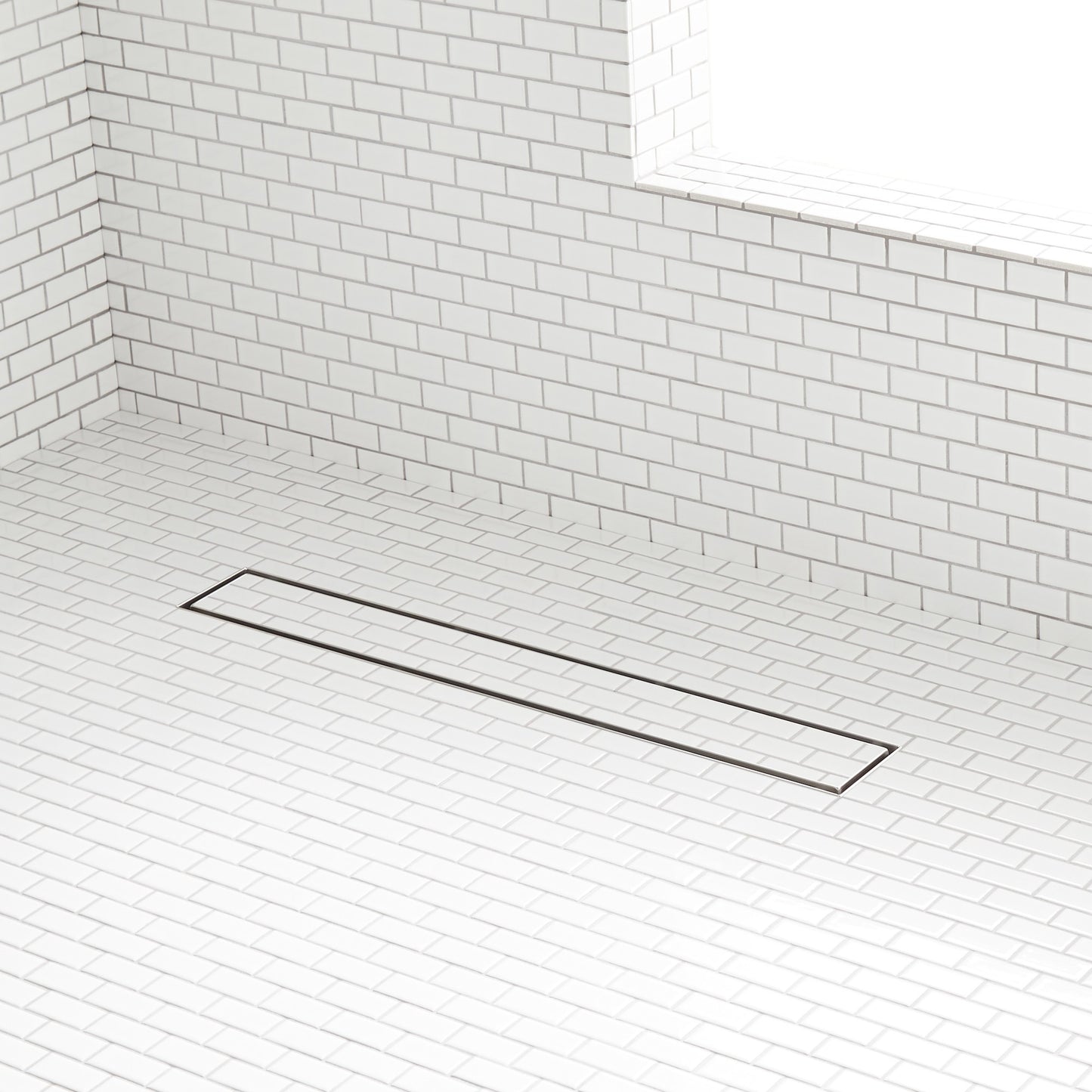 Signature Hardware 955251-l-28 28" Tile-in Linear Shower Drain Stainless Steel Showers Shower Drains Linear Drains