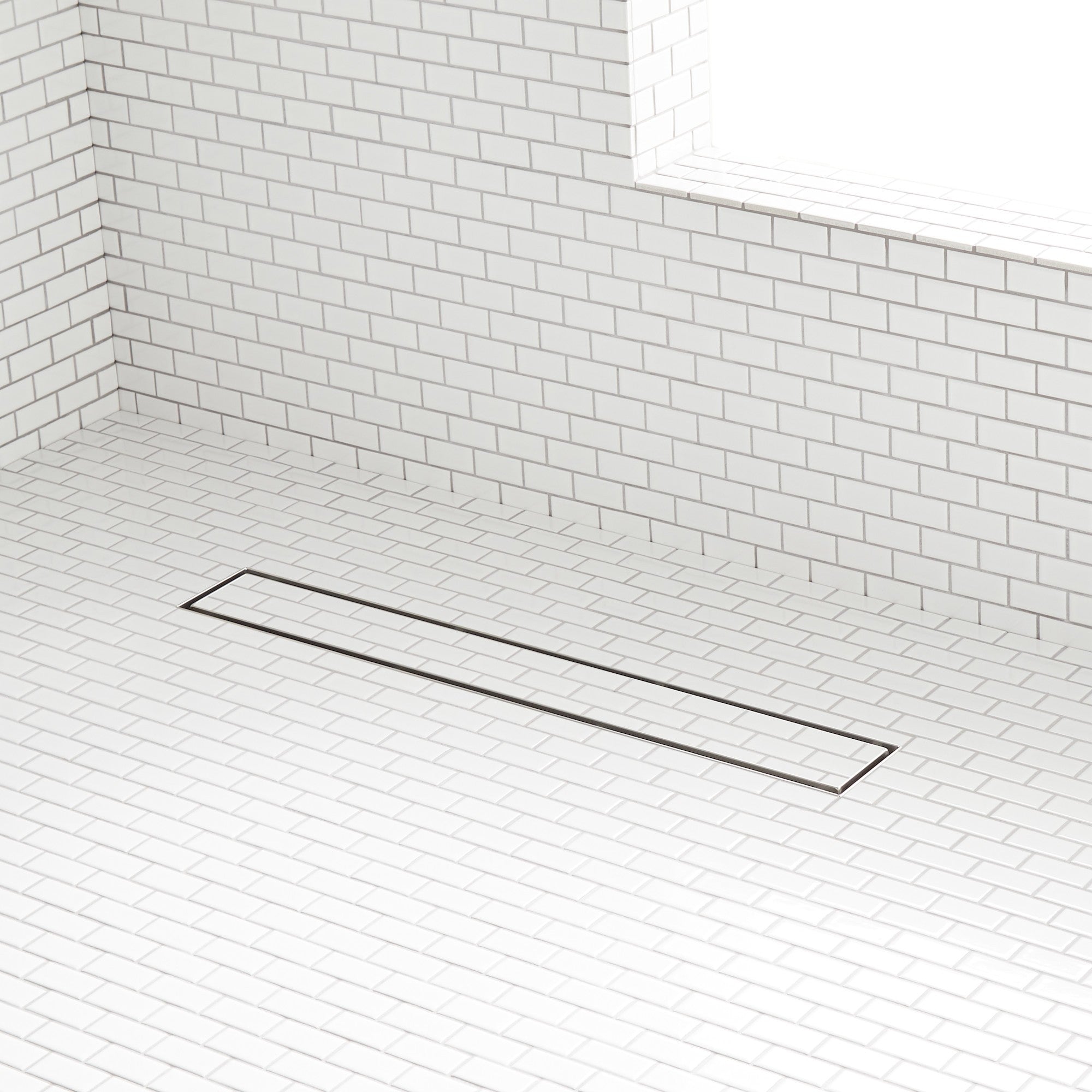 Signature Hardware 955251-l-28 28" Tile-in Linear Shower Drain Stainless Steel Showers Shower Drains Linear Drains