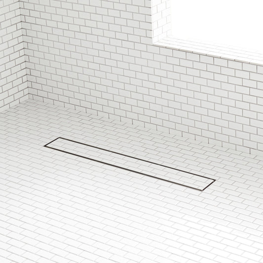 Signature Hardware 955251-l-28 28" Tile-in Linear Shower Drain Stainless Steel Showers Shower Drains Linear Drains