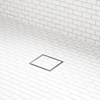 Signature Hardware 955251-S-8 8" Tile-in Square Shower Drain Stainless Steel Showers Shower Drains Standard Drains