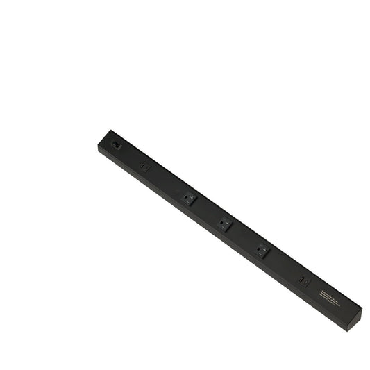 American Lighting ATOM-120V-30 Undercabinets 30" Long 3 Outlet Low Profile Power Strip Black