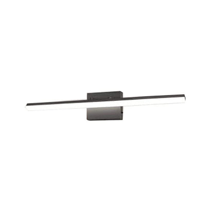 YANSUN 18 in. 1-Light 12W Black Modern Integrated LED Vanity Light Bar, Wall Sconce for Bathroom Mirror, Makeup & Dressing Area