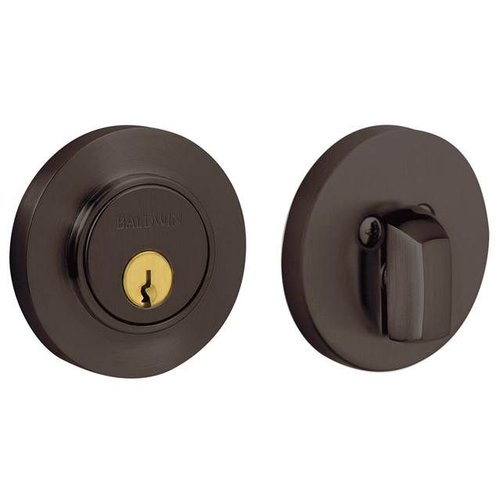 Baldwin Contemporary Low Profile Single Cylinder Deadbolt 8244.112