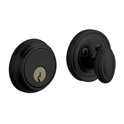 Scratch Baldwin 8031 Traditional Solid Brass Single Cylinder Keyed Entry Deadbolt from the Estate