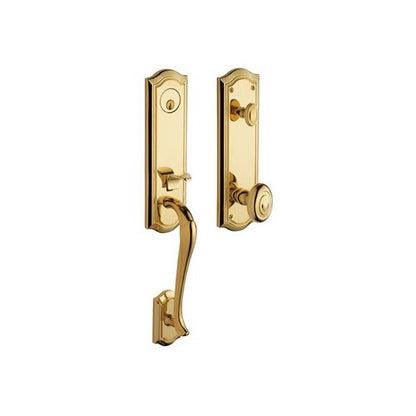 Baldwin 85337.003.Rent Bethpage Emergency Exit Right Hand Handleset with Bethpage Lever, Lifetime Polished Brass