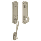 Baldwin 85337.RENT Right Handed Bethpage Escutcheon Single Cylinder Handleset with Bethpage Interior Lever - *Tools